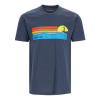 Футболка Simms Sunset T-Shirt, Navy Heather XXL